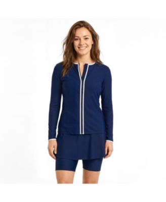 Navy & white