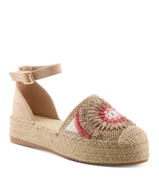 Azura Endlessluv Women's Espadrille Flatform with Cork Sole