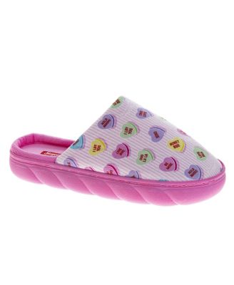 SweetHearts Women's Ladies' Conversation Heart Comfort Slippers