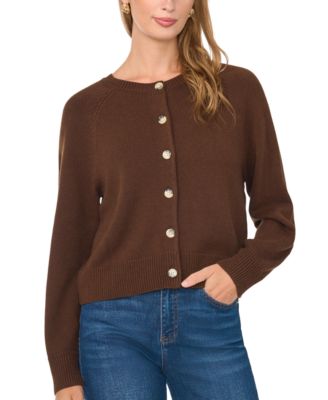 Женский кардиган Vince Camuto с пуговицами и рукавами raglan