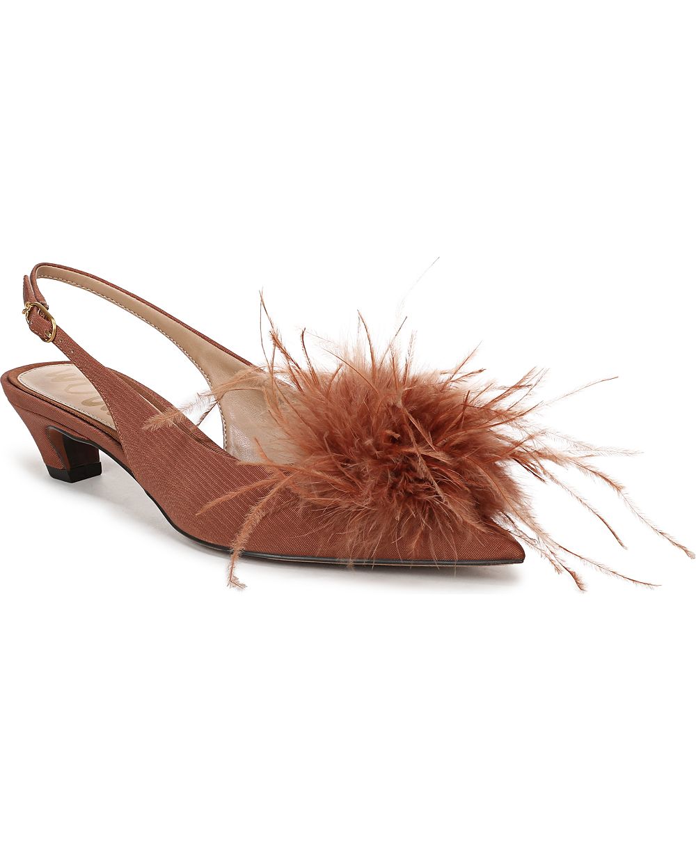 Sam Edelman Women's Finch Feather Slingback Pumps