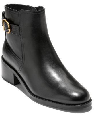 Женские ботильоны Cole Haan Haddie с полной молнией и пряжкой на щиколотке