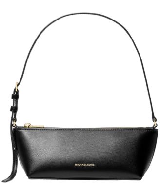 MICHAEL Michael Kors Laila маленькая кожаная сумка-клатч East West Small Pouchette Handbag