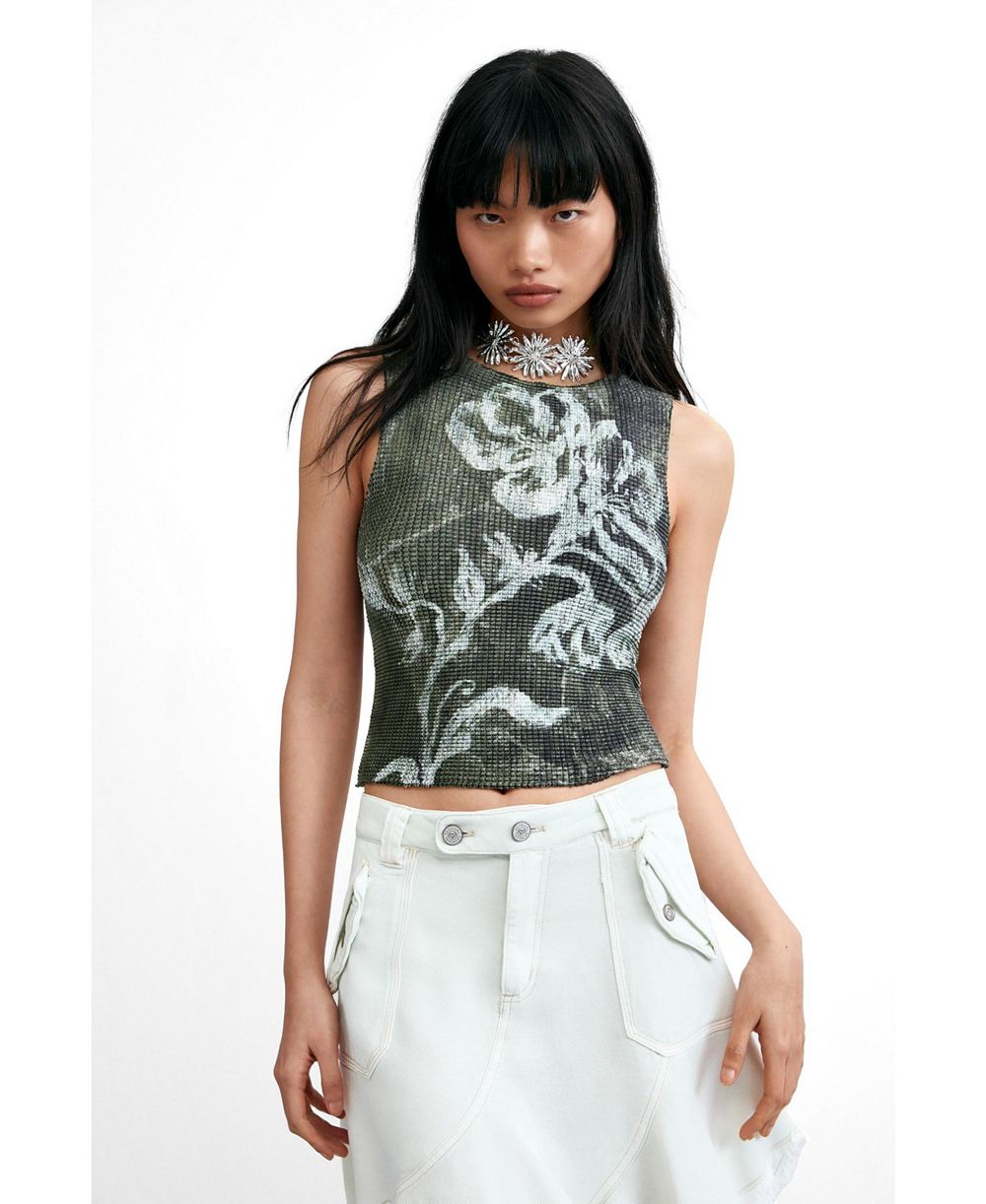 Женская футболка Desigual Sleeveless printed