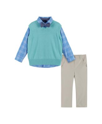 Комплект жилета Andy & Evan Toddler/Child Boys (size 2T to 6) Plaid Vest Set