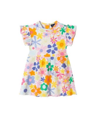 Andy & Evan Infant Girls (Size 3-6M to 18-24M ) ) Floral Printed Rib Dress