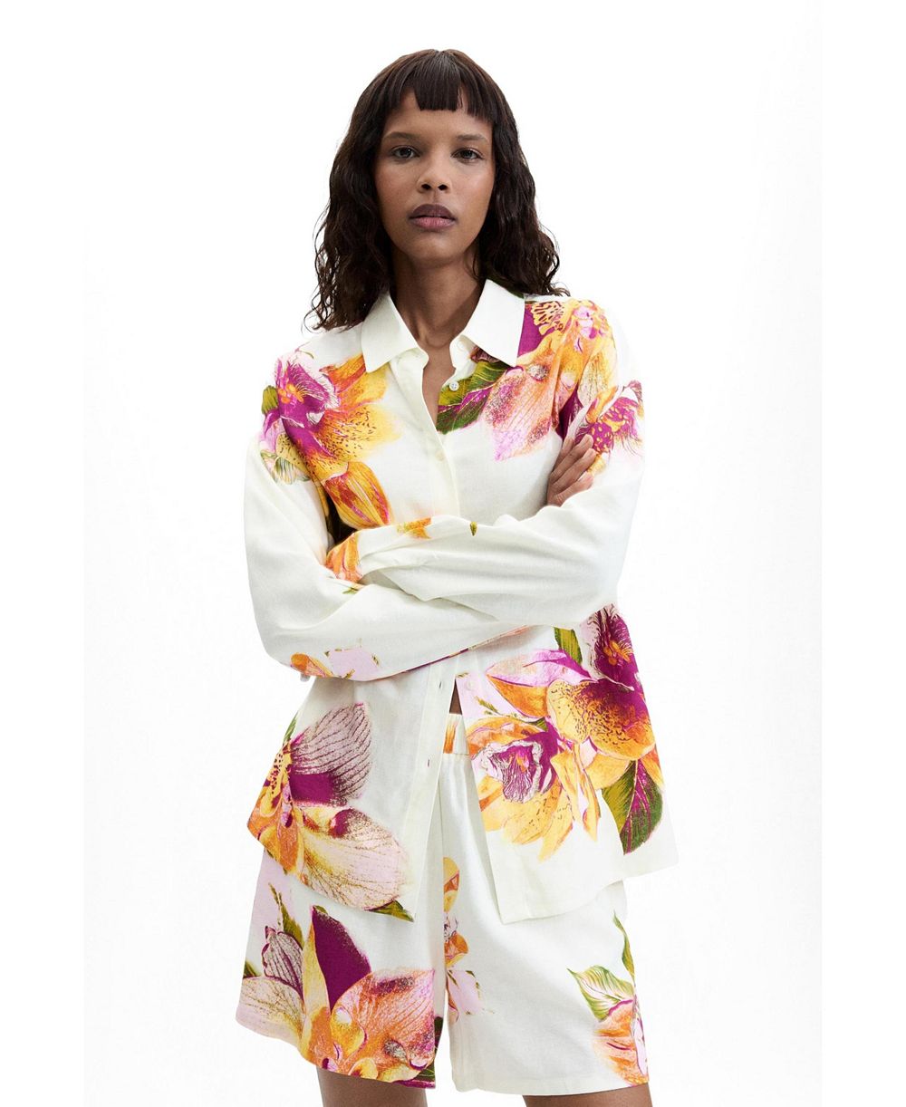 Женская рубашка Desigual Printed floral shirt