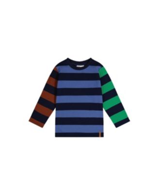 Deux par Deux Детский лонгслит T-Shirt Large Striped 2T -5T