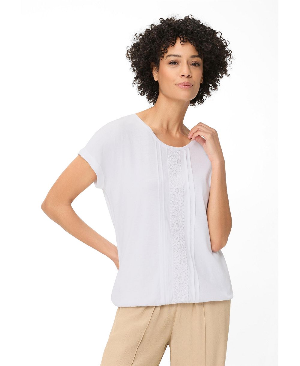 Женская футболка Olsen Tonal Embroidered