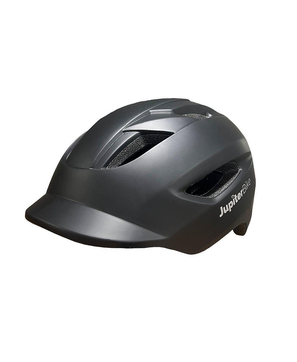 JupiterBike Helmet w/ LED Light and Integrated Visor