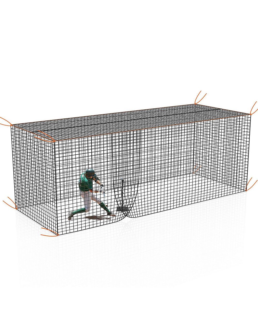 AOLIGEIJS 12x55 feet Portable Baseball Batting Cage for Practice