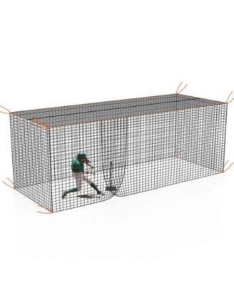AOLIGEIJS 12x55 feet Portable Baseball Batting Cage for Practice