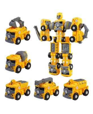 Cowin 5-in-1 Take Apart STEM Educational Engineering Toy Vehicle, 5-Piece Set, Ages 3-8