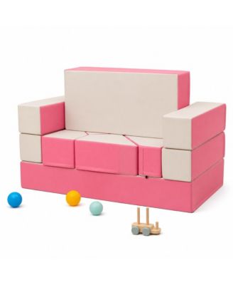 GOUUN 8 Piece 4 in 1 Kids Climb and Crawl Foam Playset for Toddler Active Play