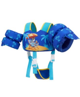 F-blue beach shark crotch strap