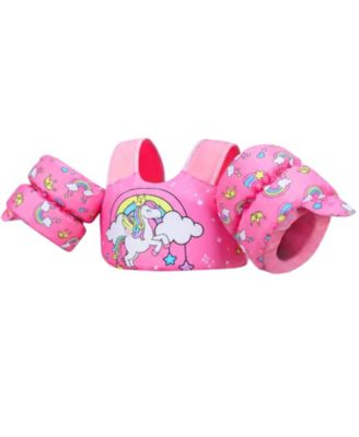C-pink unicorn water wings
