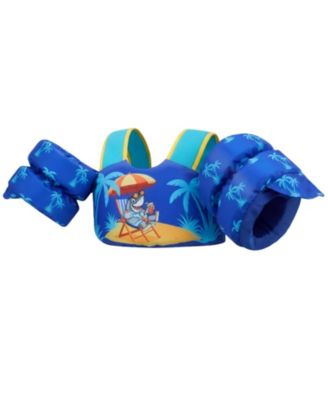 F-blue beach shark water wings