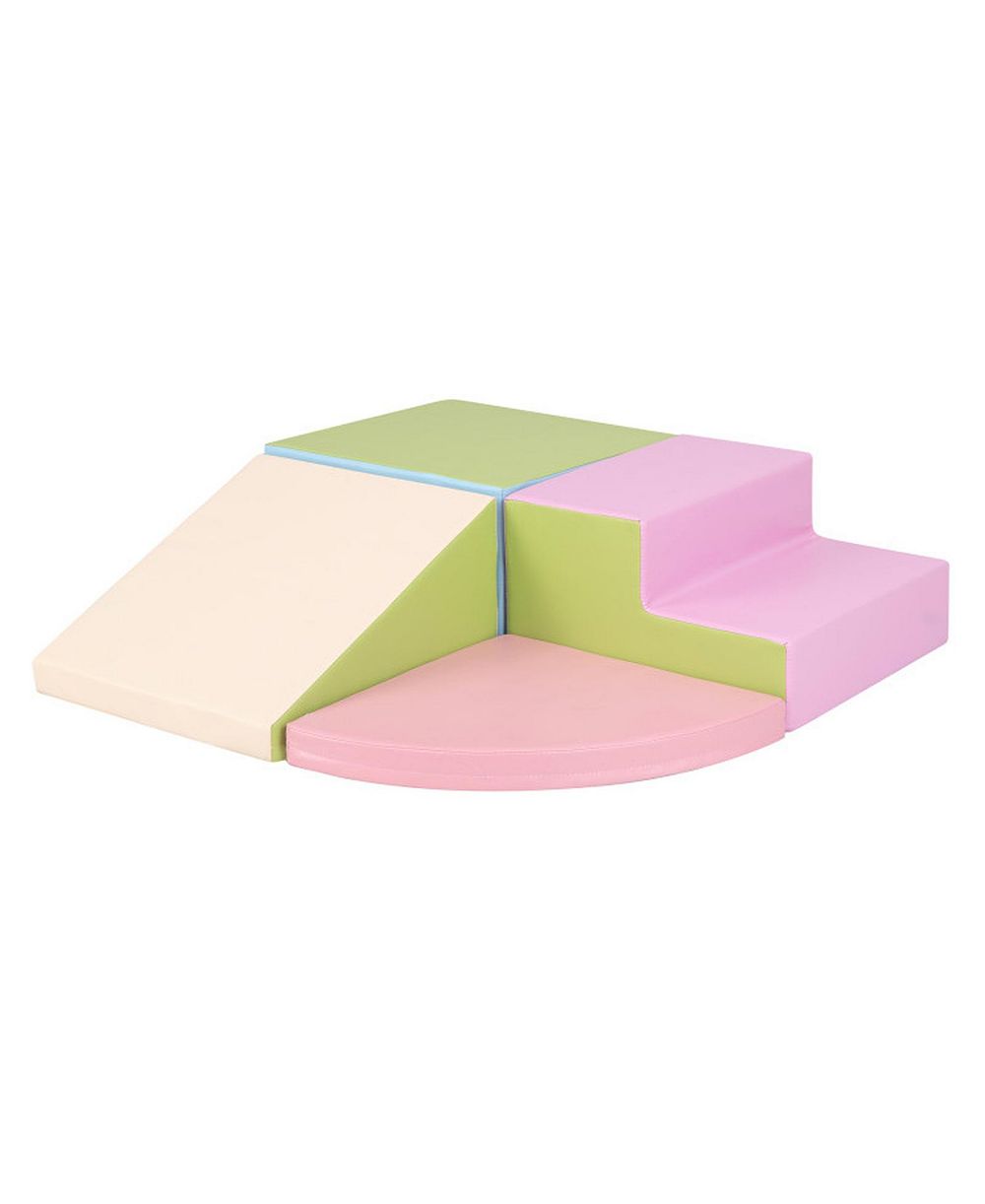 GOUUN 4 Piece Climb and Crawl Foam Block Play Set for Infant Baby Tummy Time