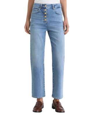 REISS Women's Lana Straight Leg Jeans