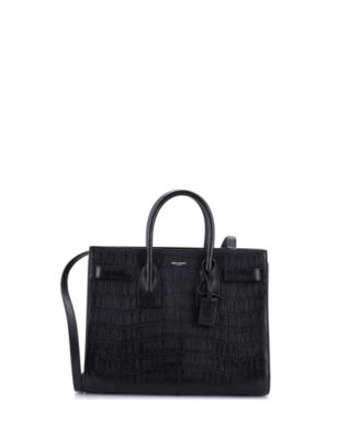 Pre-Owned Saint Laurent Small Sac de Jour NM Bag Embossed Leather