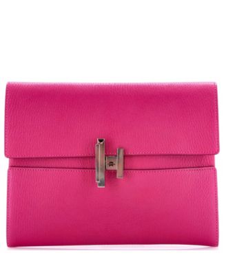 HERMÉS Cinhetic клатч Chevre Mysore, б/у