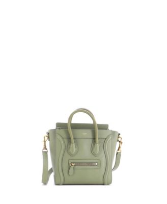 Сумка Celine Nano Luggage из зернистой кожи (б/у)