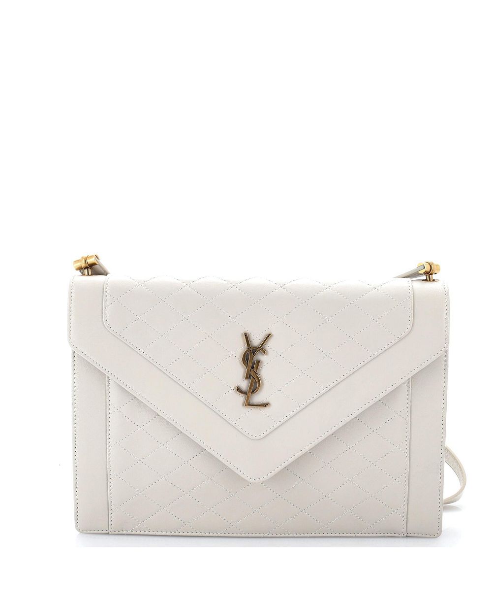 Pre-Owned Saint Laurent Gaby Envelope Satchel Quilted Leather