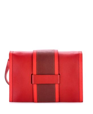 Сумка через плечо Pre-Owned HERMÉS H Passant Clutch Evercolor