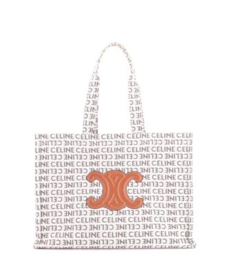 Celine Cabas Thais сумка тоут жаккард с логотипом, б/у