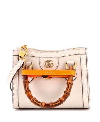 Gucci мини-сумка Diana NM из кожи с бамбуковой ручкой