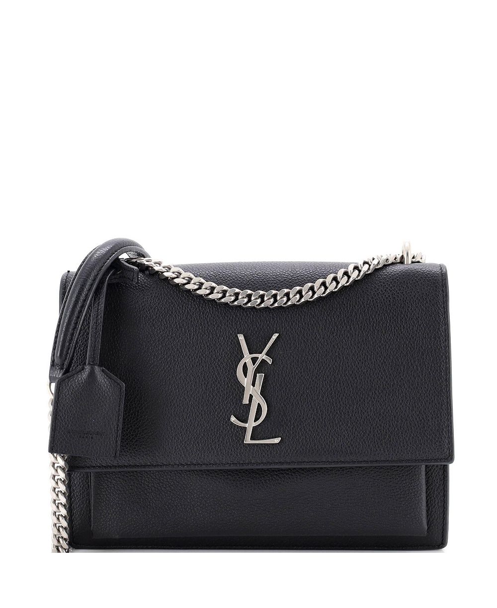 Сумка Saint Laurent Sunset Crossbody из кожи, б/у
