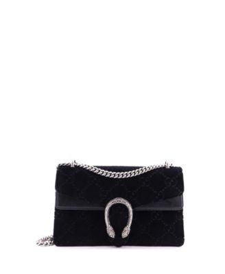 Pre-Owned Gucci Small Dionysus Bag GG Velvet