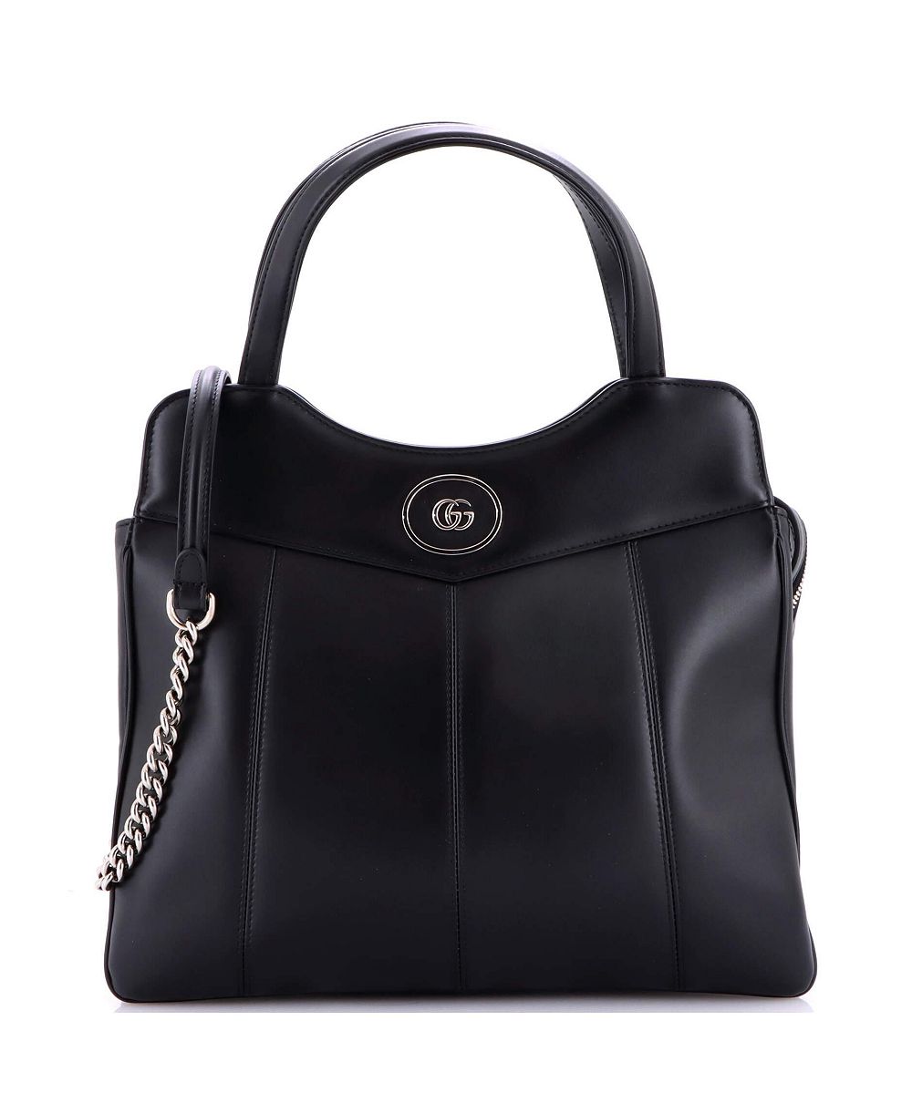 Pre-Owned Gucci Medium Petite GG Tote Quilted Leather