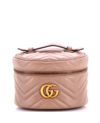Б/у рюкзак Gucci Mini GG Marmont из кожи Matelasse