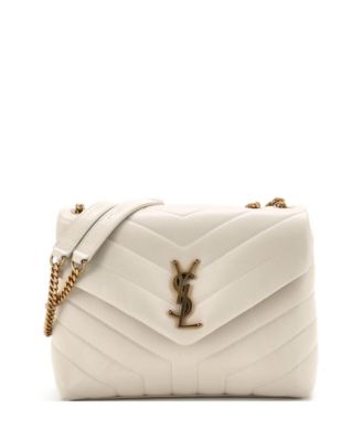 Pre-Owned Saint Laurent Small Loulou Shoulder Bag Matelasse Chevron Leather