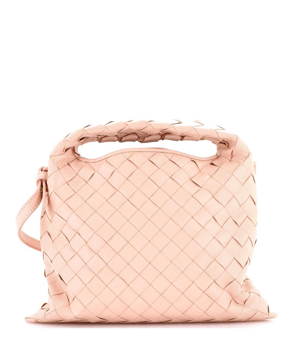Pre-Owned Bottega Veneta Mini Hop Top Handle Bag Intrecciato Nappa