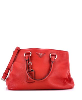 Pre-Owned Prada Средняя сумка-тоут Vitello Daino конвертируемая