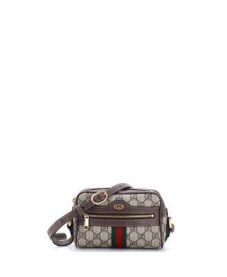 Сумка на плечо Gucci Mini Ophidia GG Coated Canvas Pre-Owned