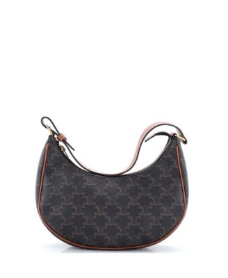 Celine Ava Bag Triomphe, сумка из покрытого холста, б/у