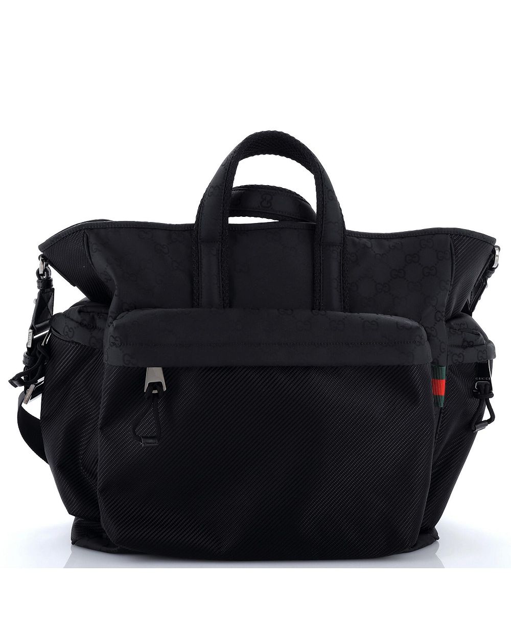 Pre-Owned Gucci Large Nexus Convertible Tote GG Nylon