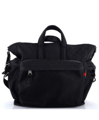 Pre-Owned Gucci Large Nexus Convertible Tote GG Nylon