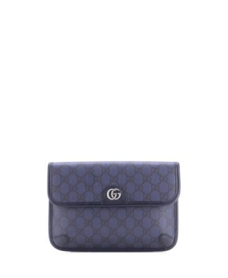 Сумка на пояс Pre-Owned Gucci Ophidia из канваса с кожаной отделкой