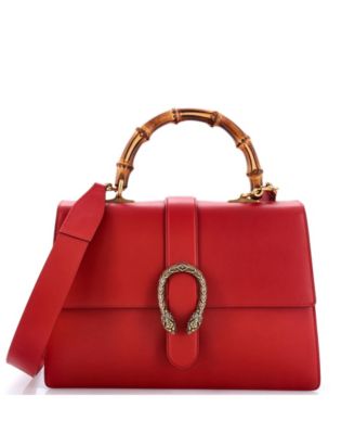 Бренд Pre-Owned Gucci сумка Dionysus из кожи с ручкой из бамбука