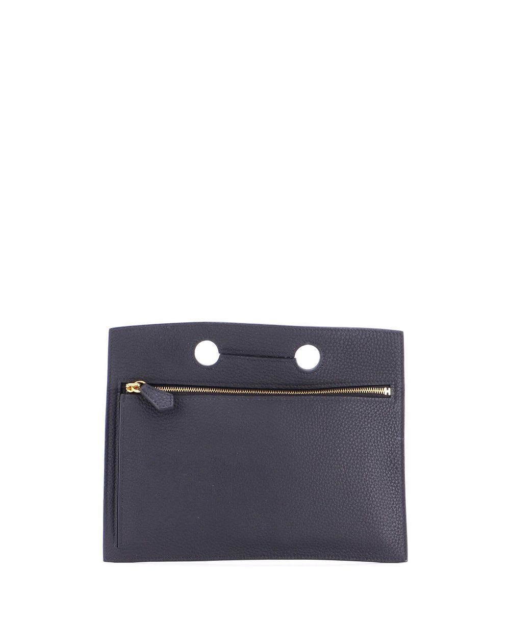 Сумка HERMÉS 34 Jypsiere Bag Clemence 20 Backpocket Pouch Togo Pre-Owned
