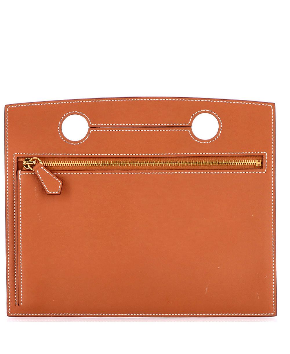 Винтажная сумка-клатч HERMÉS 25 Backpocket Pouch Swift