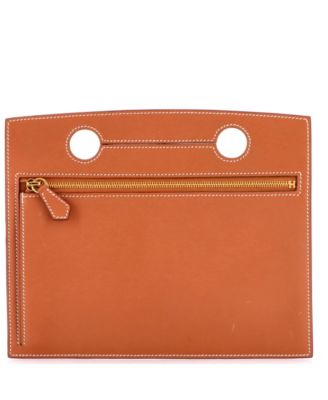 Винтажная сумка-клатч HERMÉS 25 Backpocket Pouch Swift