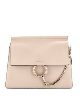 Pre-Owned Chloe Medium Faye Shoulder Bag Leather