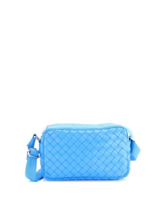 Pre-Owned Bottega Veneta Small Zip Camera Bag Intrecciato Nappa
