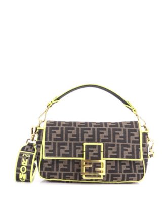 Б/у сумка Fendi Baguette NM Zucca Canvas