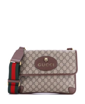 Pre-Owned Gucci Medium Neo Vintage Flap Messenger GG Coated Canvas